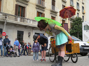 Festes de Primavera de Girona 2015. Espectacle Miss Umbrel&middot;la
