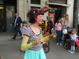 Festes de Primavera de Girona 2015. Espectacle Miss Umbrel&middot;la