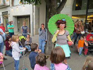 Festes de Primavera de Girona 2015. Espectacle Miss Umbrel&middot;la