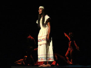FITAG 2015. Espectacle Maz&aacute;tzin, el hombre venado, de la Cia. Centro Cultural Jalil Gibran, M&egrave;xic, i el Col&middot;lectiu Actoral de Girona