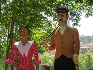 Bateig dels gegants de l'Esquerra del Ter, en Benet i la Carmen