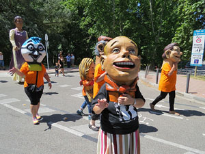 Bateig dels gegants de l'Esquerra del Ter, en Benet i la Carmen