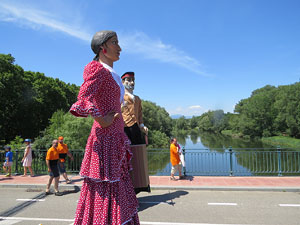 Bateig dels gegants de l'Esquerra del Ter, en Benet i la Carmen