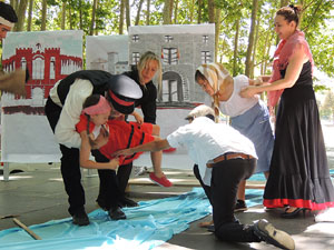 Bateig dels gegants de l'Esquerra del Ter, en Benet i la Carmen