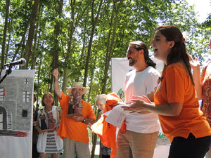 Bateig dels gegants de l'Esquerra del Ter, en Benet i la Carmen