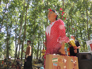 Bateig dels gegants de l'Esquerra del Ter, en Benet i la Carmen