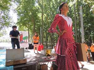 Bateig dels gegants de l'Esquerra del Ter, en Benet i la Carmen