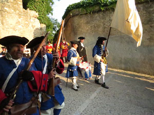 Girona resisteix! Jornades de recreació històrica de la Guerra de Successió. Combat al carrer Rocabertí