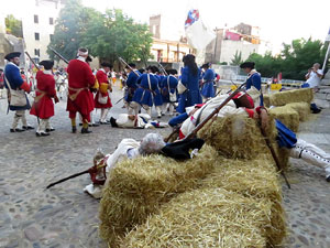 Girona resisteix! Jornades de recreació històrica de la Guerra de Successió. Combat final a la plaça de Sant Domènec