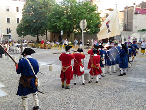 Girona resisteix! Jornades de recreació històrica de la Guerra de Successió. Combat final a la plaça de Sant Domènec