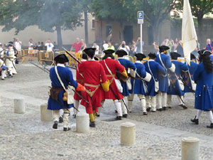Girona resisteix! Jornades de recreació històrica de la Guerra de Successió. Combat final a la plaça de Sant Domènec