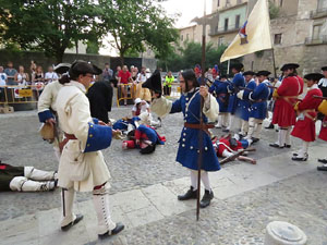 Girona resisteix! Jornades de recreació històrica de la Guerra de Successió. Combat final a la plaça de Sant Domènec