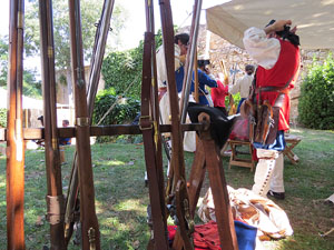 Girona resisteix! Jornades de recreació històrica de la Guerra de Successió. El campament borbònic