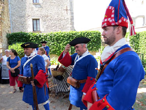 Girona resisteix! Jornades de recreació històrica de la Guerra de Successió. El campament borbònic