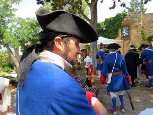 Girona resisteix! Jornades de recreació històrica de la Guerra de Successió. El campament borbònic