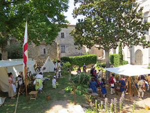 Girona resisteix! Jornades de recreació històrica de la Guerra de Successió. El campament borbònic