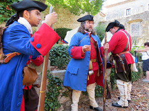 Girona resisteix! Jornades de recreació històrica de la Guerra de Successió. El campament borbònic