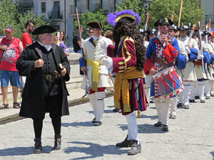 Girona resisteix! Jornades de recreaci&oacute; hist&ograve;rica de la Guerra de Successi&oacute;. Escaramussa al Pont de Pedra