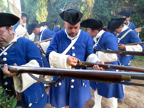 Girona resisteix! Jornades de recreació històrica de la Guerra de Successió. Combat a la bretxa de la muralla