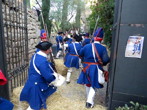 Girona resisteix! Jornades de recreaci&oacute; hist&ograve;rica de la Guerra de Successi&oacute;. Combat a la Torre Gironella