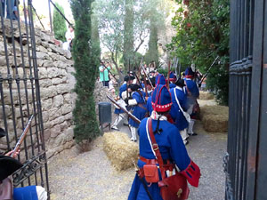 Girona resisteix! Jornades de recreaci&oacute; hist&ograve;rica de la Guerra de Successi&oacute;. Combat a la Torre Gironella
