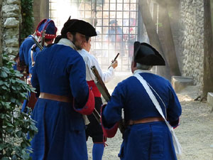 Girona resisteix! Jornades de recreació històrica de la Guerra de Successió. Combat als Jardins dels Alemanys