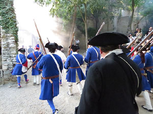 Girona resisteix! Jornades de recreació històrica de la Guerra de Successió. Combat als Jardins dels Alemanys