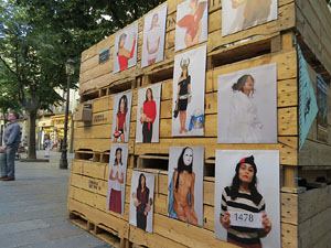 Festival inund'ART 2015. Espai expositiu de la Rambla de la Llibertat