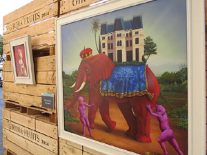 Festival inund'ART 2015. Espai expositiu de la Rambla de la Llibertat