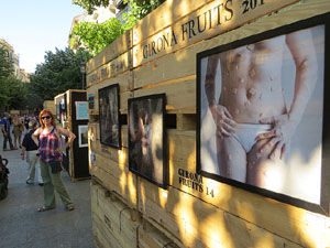 Festival inund'ART 2015. Espai expositiu de la Rambla de la Llibertat