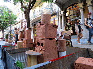 Festival inund'ART 2015. Espai expositiu de la Rambla de la Llibertat