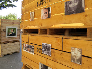 Festival inund'ART 2015. Espai expositiu de la Rambla de la Llibertat