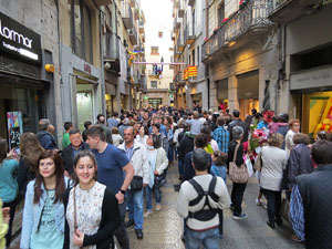 Sant Jordi 2015 a Girona