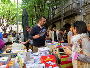 Sant Jordi 2015 a la Llibreria Geli. Signatures de llibres