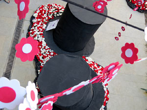 Temps de Flors 2015. La pla&ccedil;a del Vi, l'Ajuntament i el Teatre Municipal