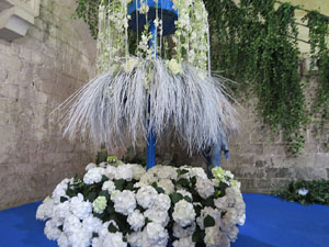 Temps de Flors 2015. Decoraci&oacute; floral del claustre de la Catedral