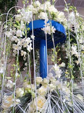 Decoraci&oacute; floral dels claustre de la Catedral