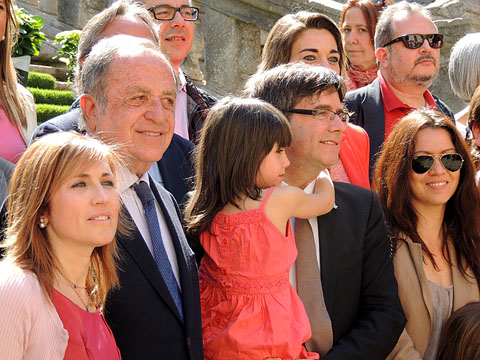 Foto de grup al finalitzar la inauguraci&oacute;