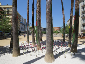 Temps de Flors 2015. El Mercadal. Pla&ccedil;a de Santa Susanna, carrer Nou i carrer de Santa Clara