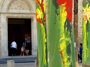 Temps de Flors 2015. El Mercadal. Pla&ccedil;a de Santa Susanna, carrer Nou i carrer de Santa Clara