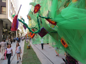 Temps de Flors 2015. El Mercadal. Pla&ccedil;a de Santa Susanna, carrer Nou i carrer de Santa Clara