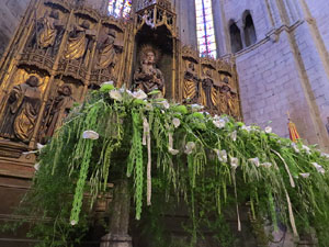 Temps de Flors 2015. L'església de Sant Feliu