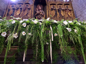 Temps de Flors 2015. L'església de Sant Feliu