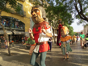 Und&agrave;rius, festival d'estiu de Girona de cultura popular i tradicional. Cercavila de Fal&middot;lera Gironina