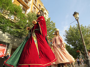 Und&agrave;rius, festival d'estiu de Girona de cultura popular i tradicional. Cercavila de Fal&middot;lera Gironina