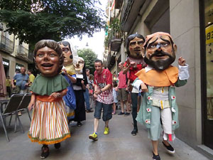 Und&agrave;rius, festival d'estiu de Girona de cultura popular i tradicional. Cercavila de Fal&middot;lera Gironina