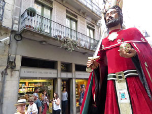 Und&agrave;rius, festival d'estiu de Girona de cultura popular i tradicional. Cercavila de Fal&middot;lera Gironina
