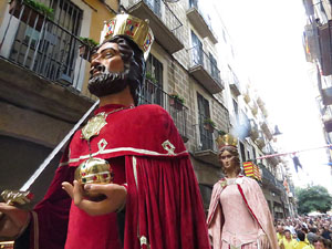 Und&agrave;rius, festival d'estiu de Girona de cultura popular i tradicional. Cercavila de Fal&middot;lera Gironina