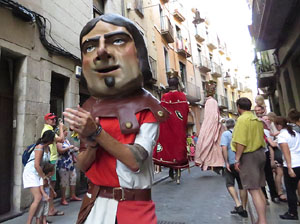 Und&agrave;rius, festival d'estiu de Girona de cultura popular i tradicional. Cercavila de Fal&middot;lera Gironina