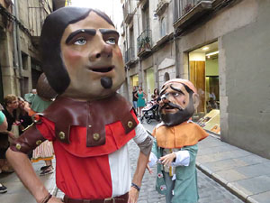 Und&agrave;rius, festival d'estiu de Girona de cultura popular i tradicional. Cercavila de Fal&middot;lera Gironina